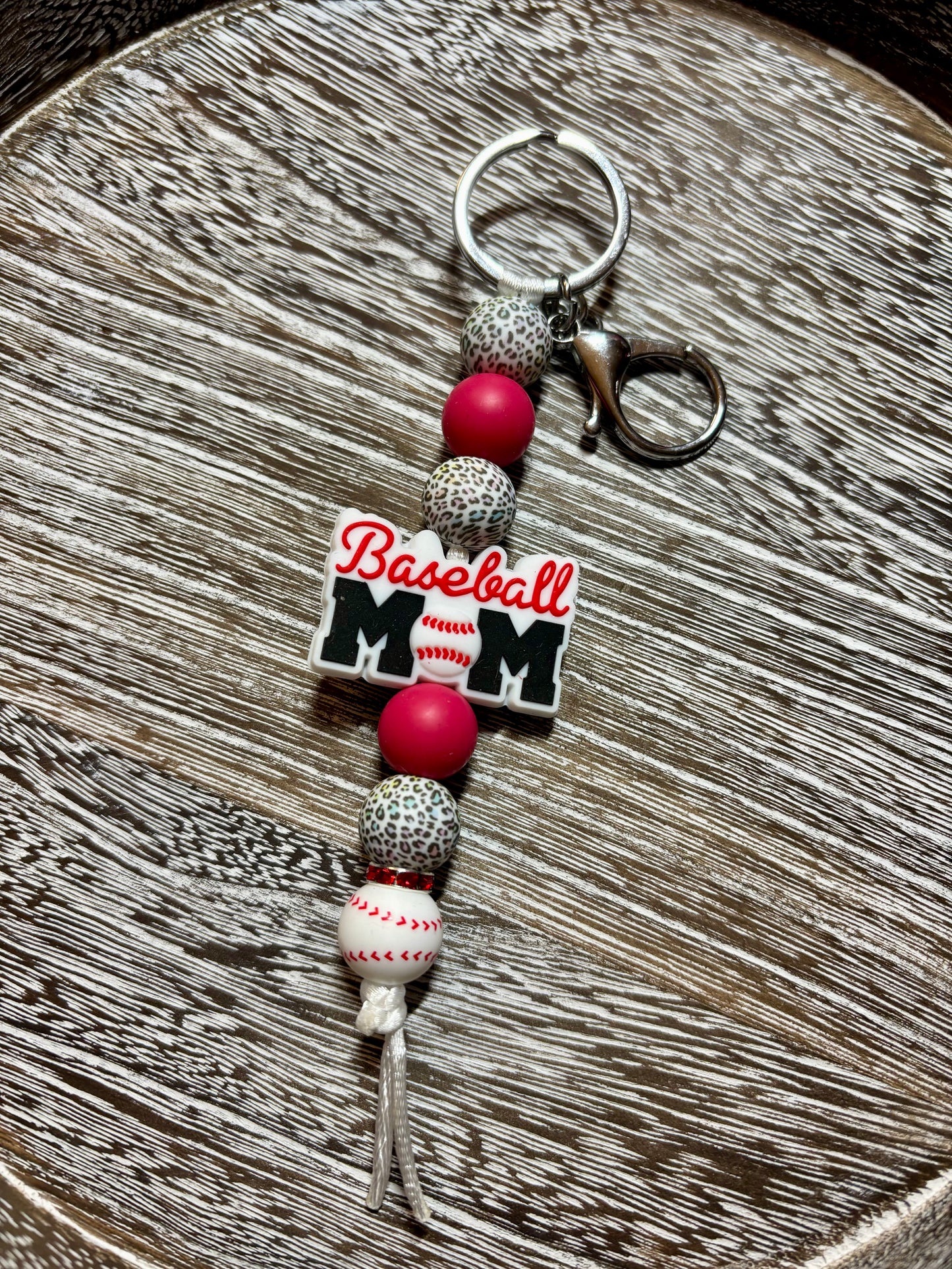 Baseball Mom Keychain