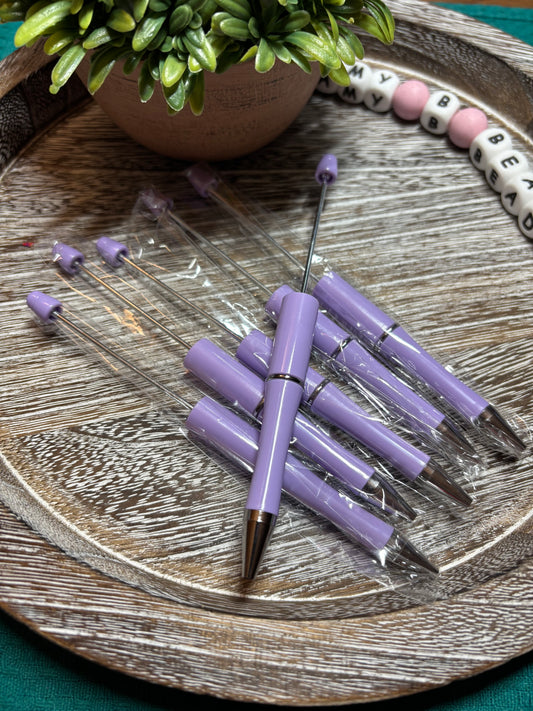 Purple Beadable Pen