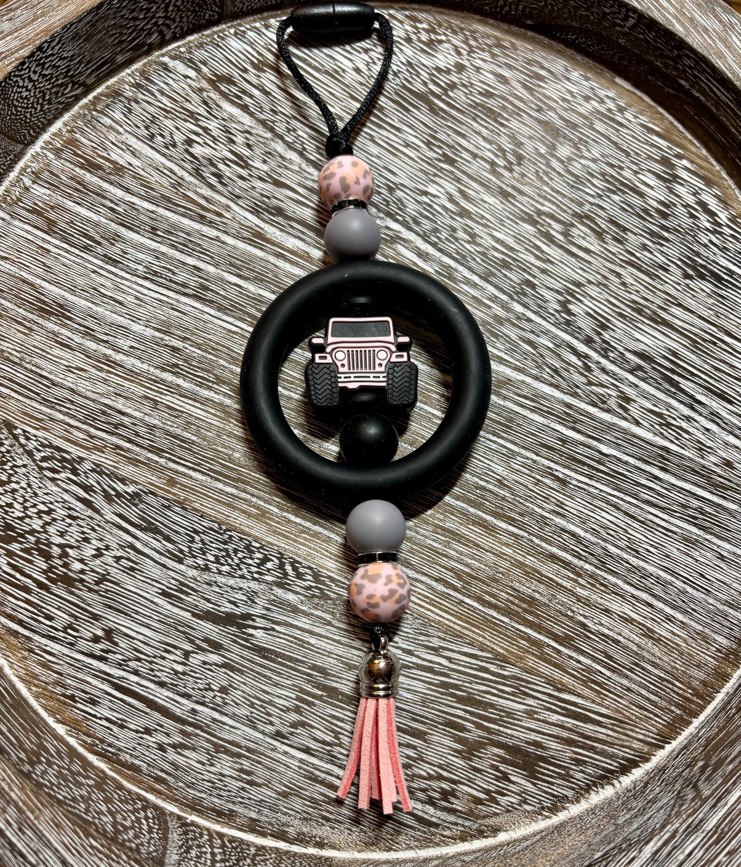 Pink Vehicle Car Charm