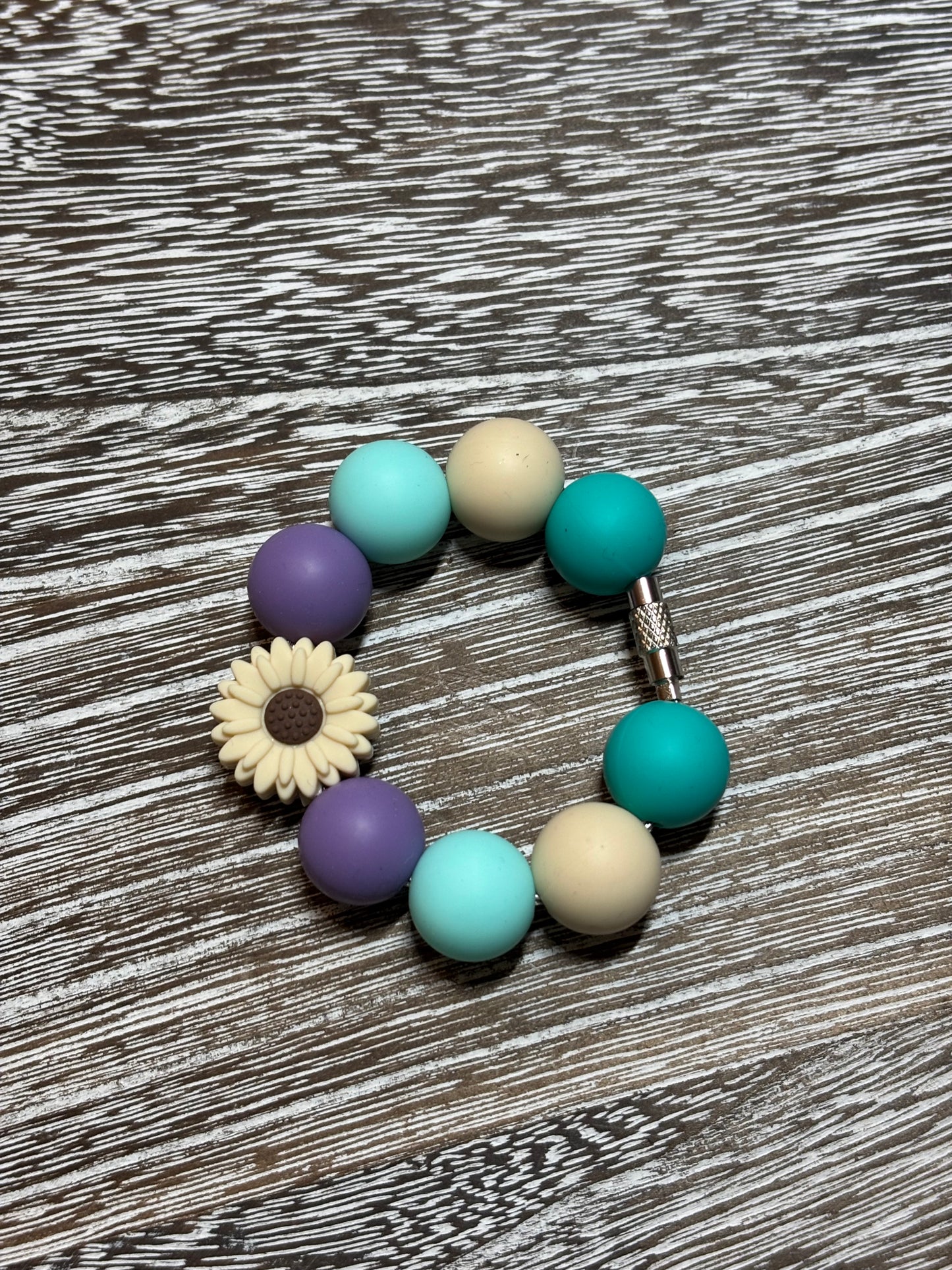 Purple & Teal Cup Charm